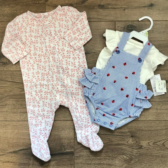 👶🏻 Set of 2 Baby outfits (0-3 mos) - Picture 1 of 6